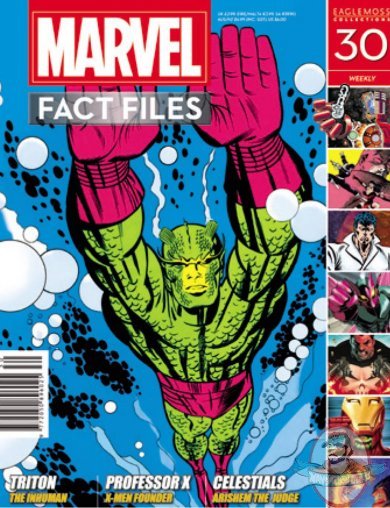 Marvel Fact Files #30 Triton Cover Eaglemoss