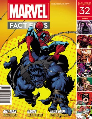 Marvel Fact Files # 32 Beast Cover Eaglemoss