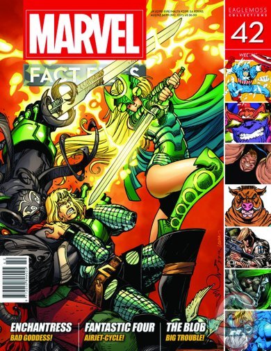 Marvel Fact Files #42 Enchantress Cover Eaglemoss Marvel Fact Files #42 Enchantress Cover Eaglemoss