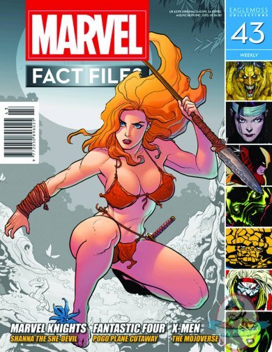 Marvel Fact Files #43 Shanna The She-Devil Cover Eaglemoss