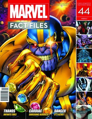 Marvel Fact Files #44 Thanos Cover Eaglemoss