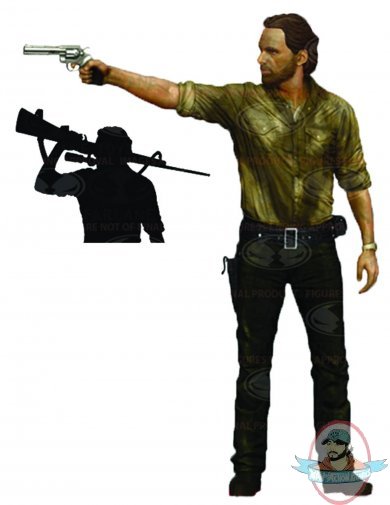 Rick Grimes The Walking Dead TV Series 10 Inch Deluxe Figure McFarlane