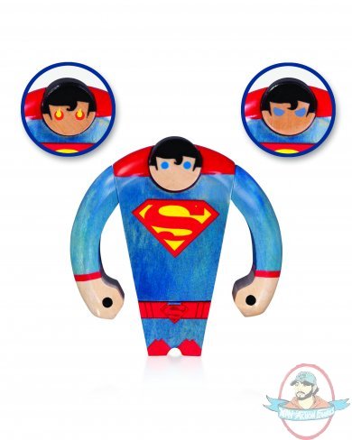 Dc Comics Superman Wood Figure Dc Comics