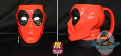 Marvel Deadpool Previews Exclusive Molded Head Mug