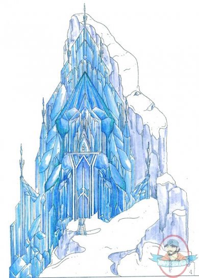 Disney Frozen Village Elsa Ice Palace Figure by Enesco