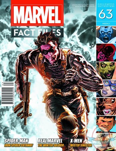 Marvel Fact Files #63 Winter Soldier Cover Eaglemoss