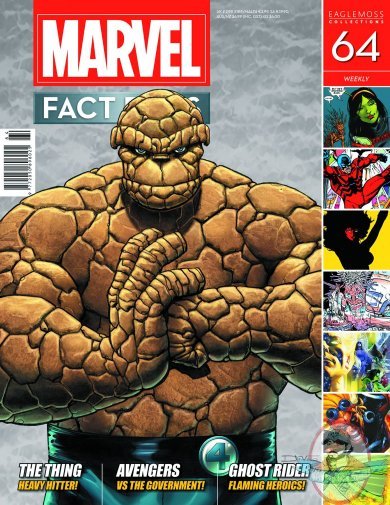 Marvel Fact Files #64 Thing Cover Eaglemoss
