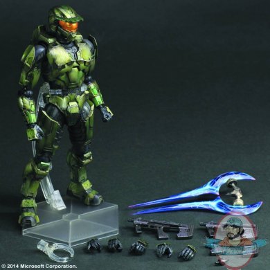 Halo 2 Play Arts Kai Master Chief Anniversary Action Figure