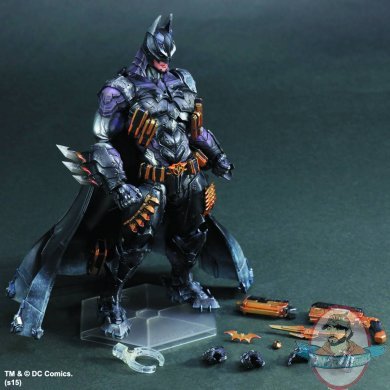 Dc Comics Variant Play Arts Kai Batman Armored Damaged Pack