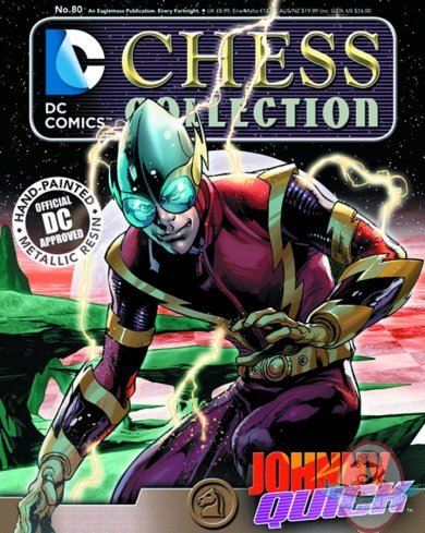 DC Superhero Chess Figure #80 Johnny Quick White Knight Eaglemoss