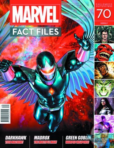 Marvel Fact Files #70 DarkHawk Cover Eaglemoss
