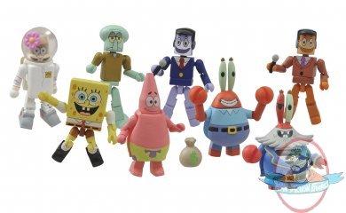 Spongebob Minimates Series 1 Set of 8 Diamond Select