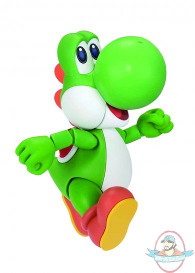 S.H. Figuarts Nintendo Super Mario Yoshi by Bandai