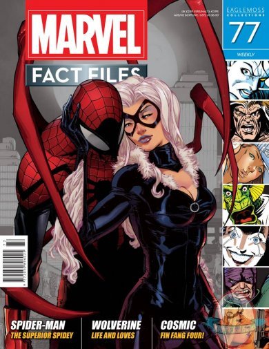 Marvel Fact Files #77 Black Cat Cover Eaglemoss