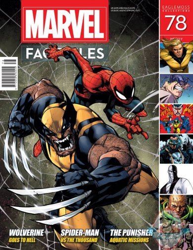 Marvel Fact Files #78 Spider Man & Wolverine Cover Eaglemoss