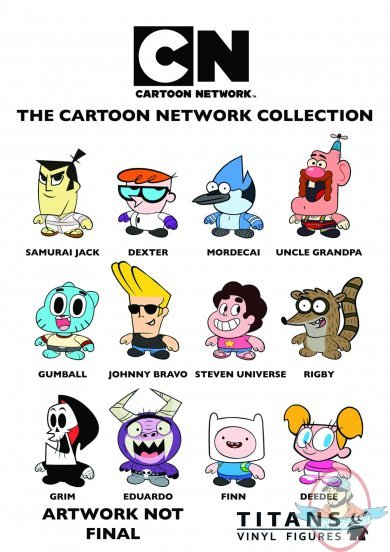 Cartoon Network Titans Mini Figures 20 piece Series 1 by Titan Books