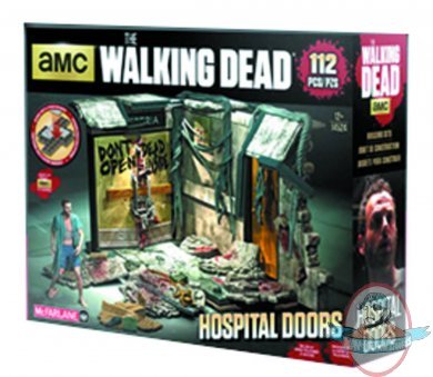 Walking Dead Tv Building Set  Hospital Doors construction McFarlane