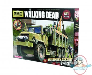 Walking Dead Tv Building Set  Woodbury Assault Vehicle McFarlane