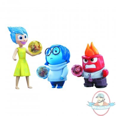 Disney Pixar Inside Out Core Action Figures Case of 8 | Man of Action ...