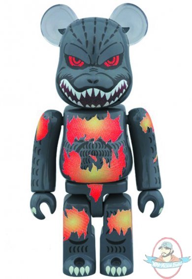 Burning Godzilla Desgodzi 400% Bearbrick by Medicom