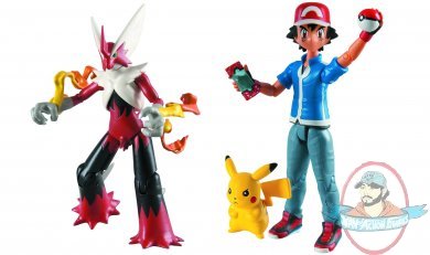 Pokemon  Ash & Pikachu and Blaziken 2 Pack Figures TOMY INTERNATIONAL