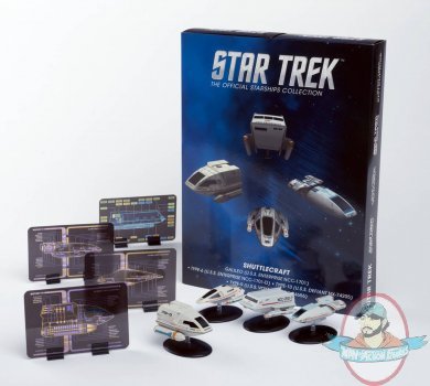 Star Trek Starships Set #2  Shuttlecraft Eaglemoss 