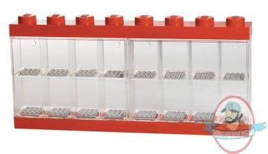 Lego Minifigure Display Case 16 Red by Room Copenhagen