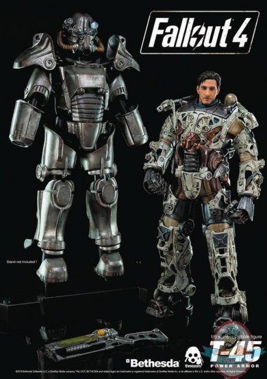 1/6 Sixth Scale Fallout 4 T-45 Power Armor Figure ThreeZero
