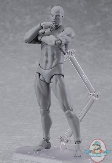 Figma Archetype Next Male Figure Gray Color Version Max Factory