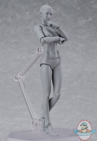 Figma Archetype Next Female Figure Gray Color Version Max Factory