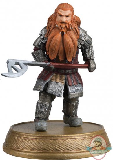  Hobbit Motion Picture Fig  #24 Gloin The Dwarf at Lonely Eaglemoss