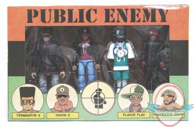 Public Enemy Action Figure Set of 4 by PressPop Inc