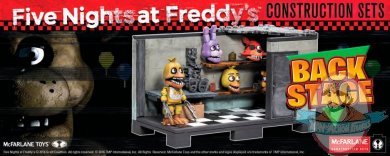 Five Nights at Freddy's construction Backstage set McFarlane Toys   