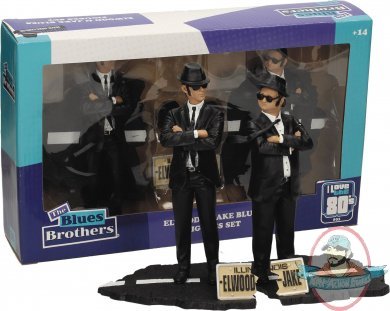 Movie Icons The Blues Brothers Jake & Elwood Set SD Toys