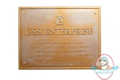 Star Trek Dedication Plaque #3 NCC-1701-A Eaglemoss