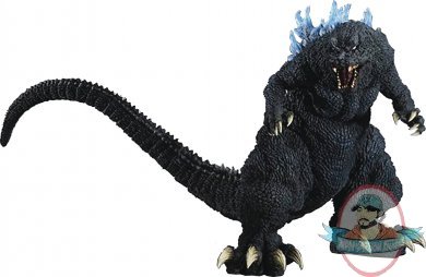 Gigantic GMK Series Godzilla 2001 Figure Blue Dorsal Fin Version