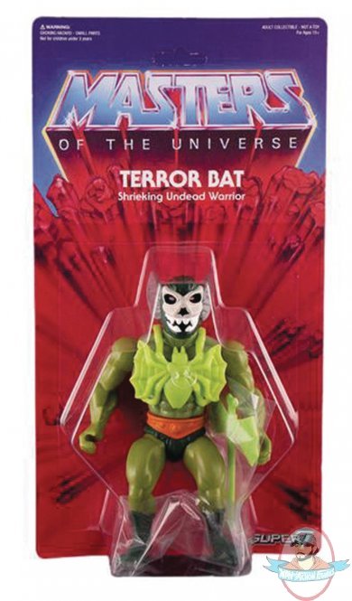 Masters Of The Universe MOTU Terror Bat 5.5 inch  By Super 7