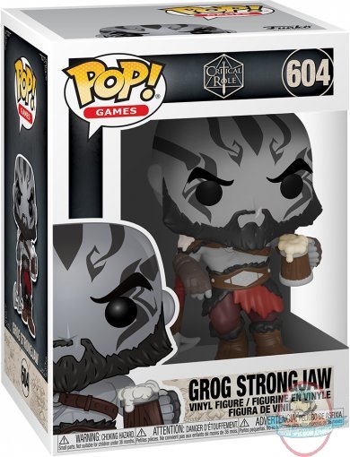 Pop! Games Vox Machina Grog Strongjaw #604 Vinyl Figure Funko