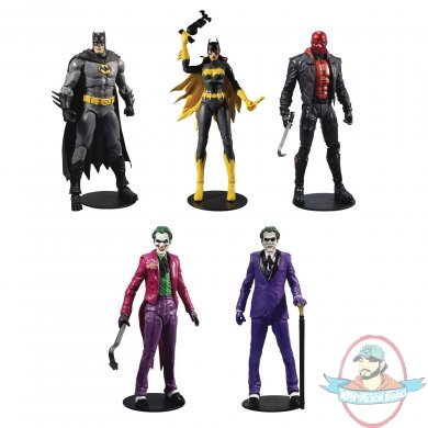 DC MV Batman 3 Jokers Wave 1 Set of 5 Action Figures by McFarlane