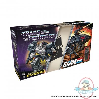 Transformers x G.I. Joe Megatron H.I.S.S. Tank & Baroness