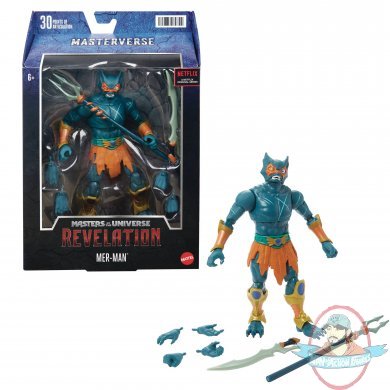 Masters Of The Universe Revelation Mer-Man Figure by Mattel