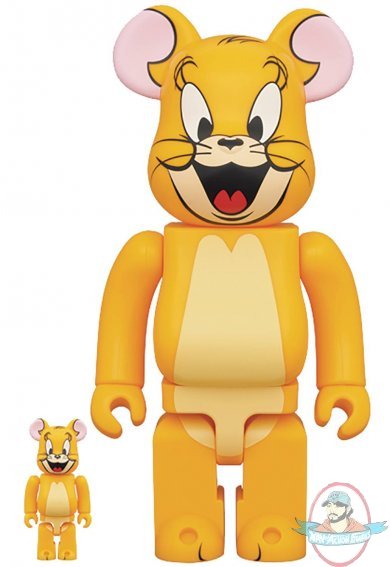 Tom and Jerry Classic Color Jerry 400% & 100% Bearbrick by Medicom