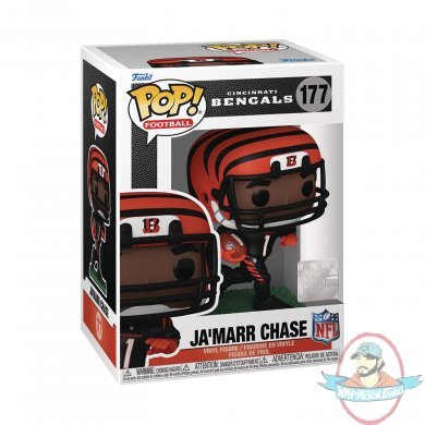 POP NFL: Cincinnati Bengals Ja'Marr Chase Vinyl Figure by Funko