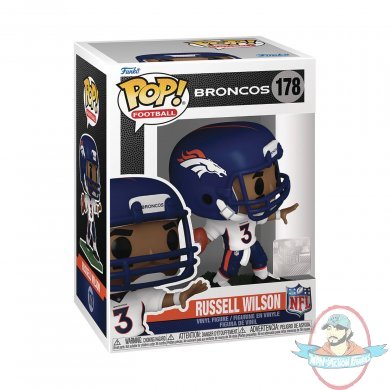 POP NFL: Denver Broncos Russell Wilson Vinyl Figure by Funko