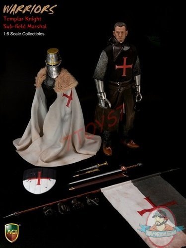 1/6 Crusader Templar Knight Sub-field Marshal ACI24B Figure Aci Toys