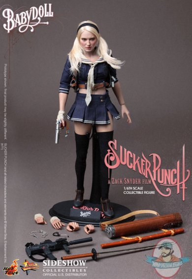 Movie Masterpiece Sucker Punch Baby Doll 1/6 Figure Hot Toys Used