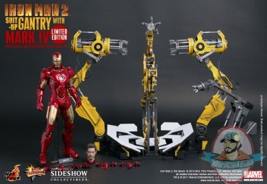1/6 Movie Masterpiece Suit Up Gantry Iron Man Mark IV Hot Toys 903100