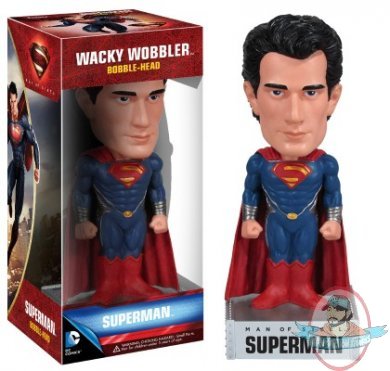 Dc Superman Man of Steel Movie Superman Wacky Wobbler Figure by Funko