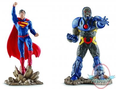 Dc Comic's Justice League Superman Vs. Darkseid 2 Pack Pvc Figurine