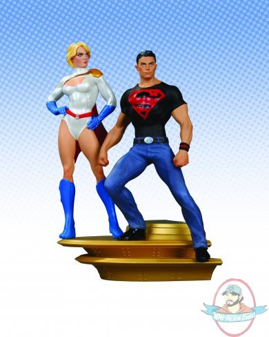 Superman Family Multi Statue Part 1 Superboy & Power Girl by DC Direct